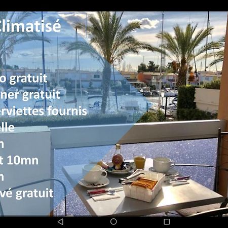 Cap Capistol Studio Le Cap D'Agde Vue Port Kültér fotó